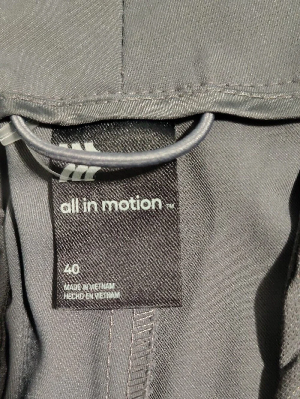 all in motion Men's Charcoal Flat-Front Performance Shorts